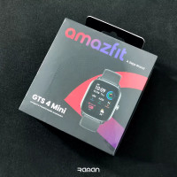 ساعت هوشمند شیائومی  امیزفیت Amazefit GTS4 mini رنگ مشکی همراه